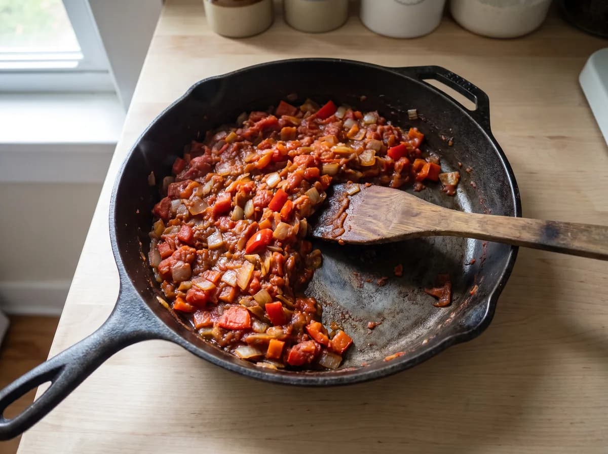 Cómo hacerlo: sofrito, ají dulce y orégano tres minutos