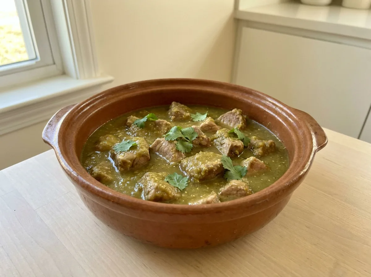 Pork in salsa verde